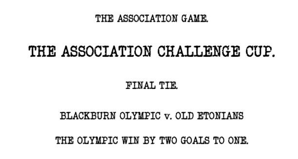 Podcast: Blackburn Olympic, the first working-class FA Cup winners